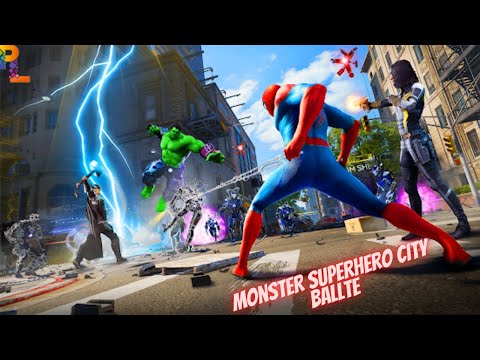 ► Monster Superhero City Robots Battle 3d #1 - Android Gameplay