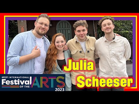 Julia Scheeser | Epcot Festival of the Arts 2023 | Germany | Singing Voice of German Ariel and Belle