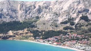 preview picture of video 'Beach in Baska, Island Krk, Croatia, beautiful beach'