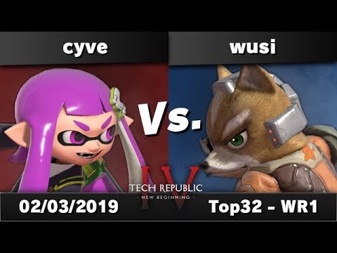 [Tech Republic IV] cyve (Inkling, Wolf) vs Wolves | wusi (Fox) - Top32 WR1