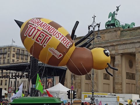Wir haben es satt! Demonstration Berlin 21.01.2023 Livestream-Aufzeichnung