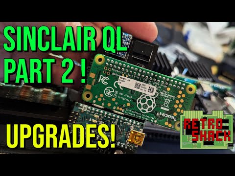 Sinclair QL Part 2 - Upgrades!  Building and fitting the Oqtadrive, Minerva ROM and lots more.