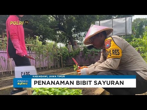 POLRES NGAWI GELAR PROGRAM KETAHANAN PANGAN