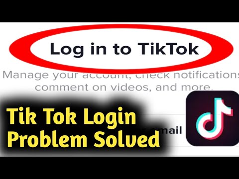 Tik Tok Login Problem Solved