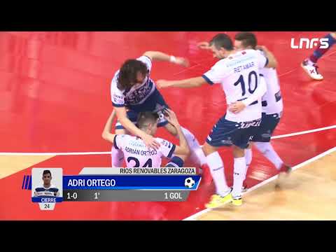 Gol Adri Ortego (1-0) Ríos Renovables Zaragoza - Levante UD FS. J23, 1Div, LNFS