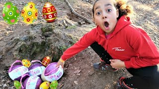 Easter Egg Treasure Hunt In A Forest! LOL Pearl Surprise Toys | Toys AndMe