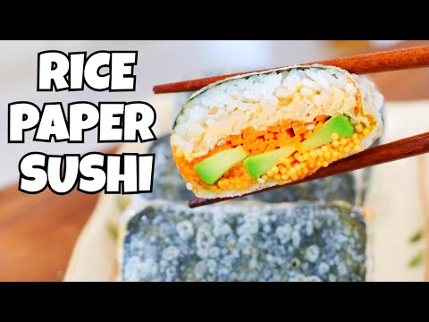 Make Crispy Rice Paper Tuna Sushi Rolls Like a PRO!