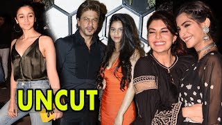 Full Video: Shah Rukh Khan With Family, Alia, Sidharth And Others At Gauri Khan's Restaurant Launch