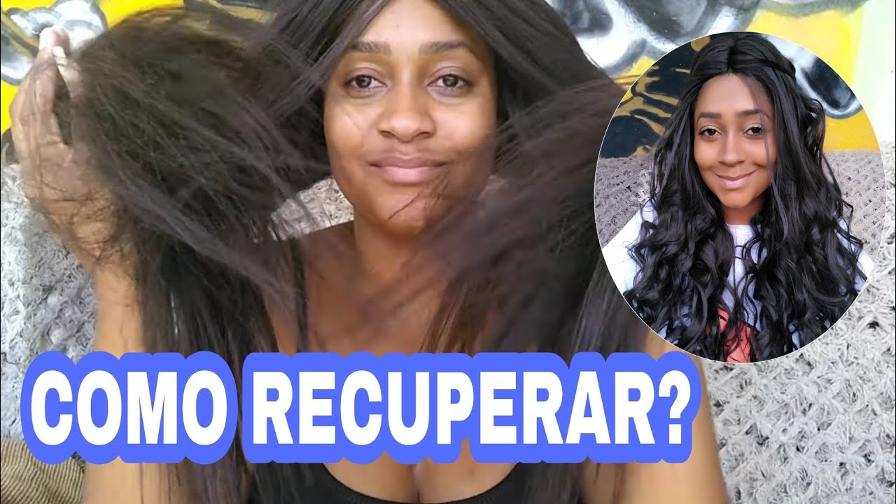 RECUPERAR E ONDULAR AS PONTAS DO CABELO ORGÂNICO LISO