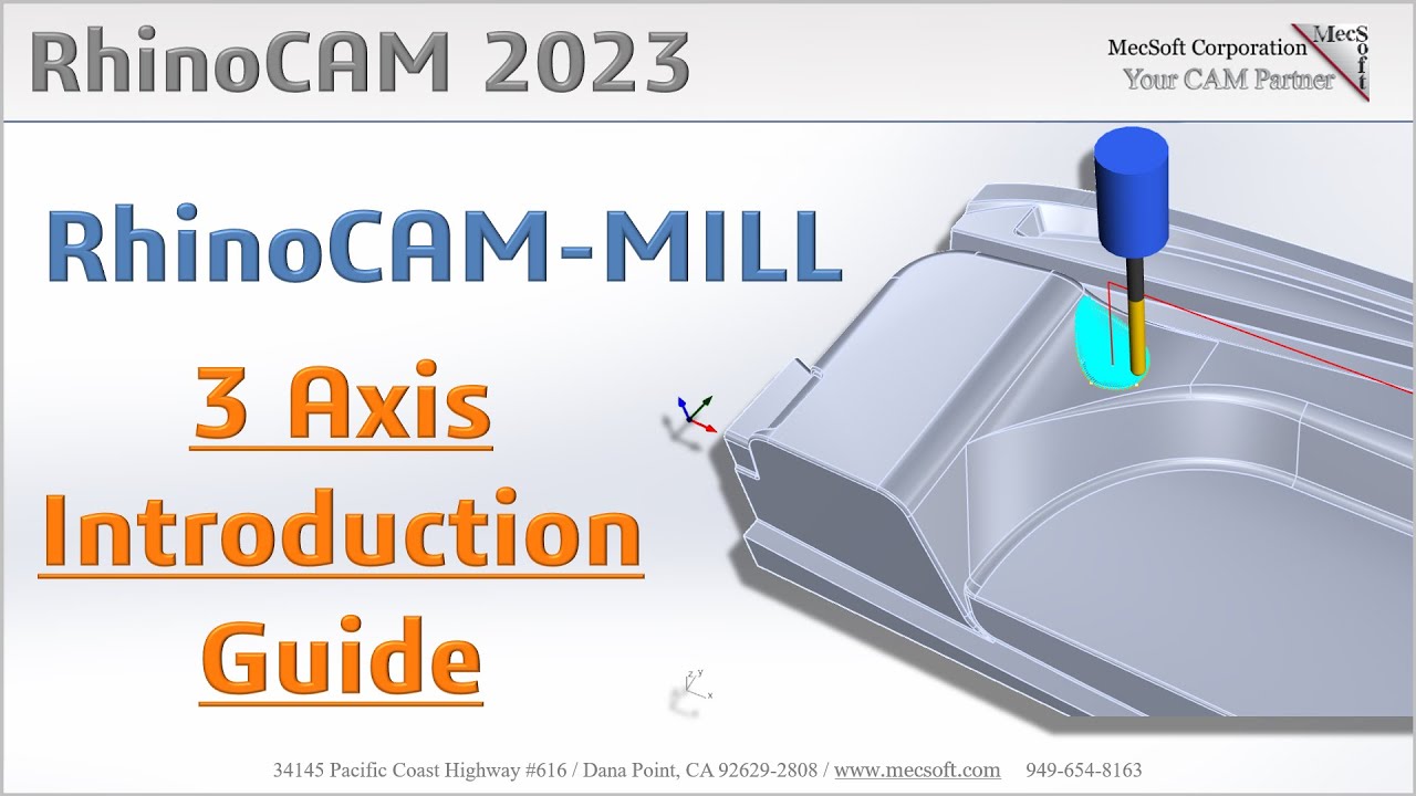 RhinoCAM 2023 3-Axis Machining