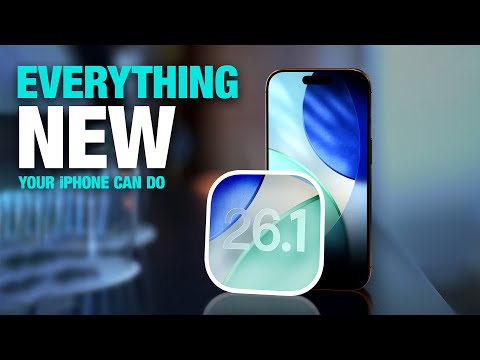 iOS 26.1 Out Now: Here's What's New!