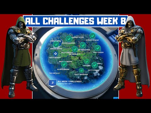 All Week 8 Challenges Guide! - Fortnite Chapter 2 Season 4