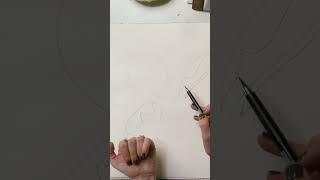 Learn how to sketch flowers before you paint them! #artshorts #sketch #sketching #art #artist