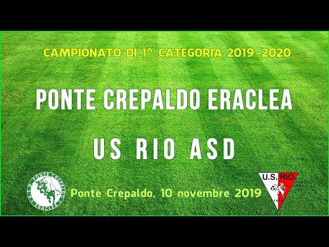 Calcio Prima Categoria. Ponte Crepaldo Eraclea - U.S. Rio