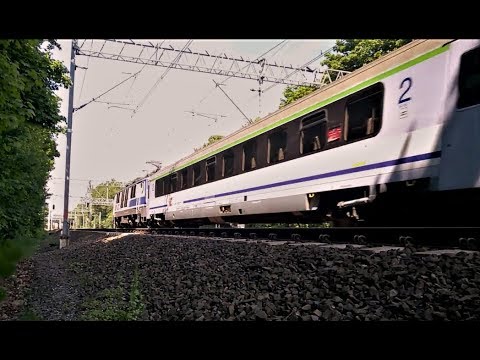 IC Mieszko widziany z poziomu toru