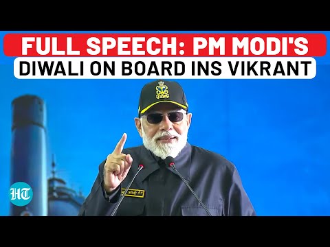 Full Speech: PM Modi's Diwali On Board INS Vikrant - Veiled BrahMos Missile Jibe At Pakistan?