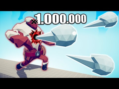 1.000.000 DAMAGE ICICLE vs UNITS - TABS | Totally Accurate Battle Simulator 2023