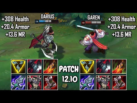 NEW GAREN vs NEW DARIUS FIGHTS (PATCH 12.10) & Best Moments!