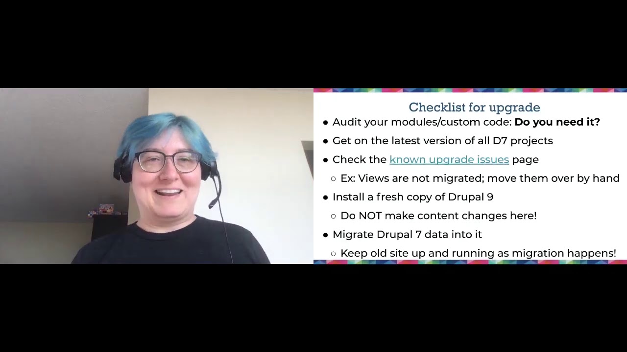 Discussion: Bridging the gap from Drupal 7 to Drupal 9 / DrupalCon Global 2020
