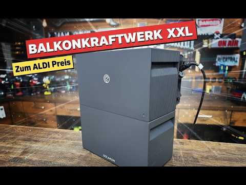 Balkonkraftwerk Sensation zum ALDI Preis? XXL Speicher & Inselbetrieb | Solakon ONE im Test