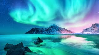 Aurora Borealis And Northern Lights - Relaxing Ambient Music for Sleep, Study & Stress Relief