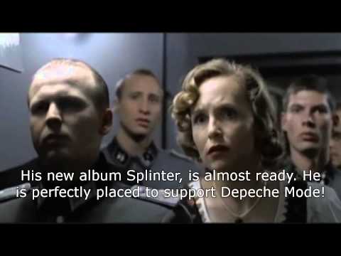 Hitler reacts to Gary Numan not being announced as Depeche Mode Support in 2013.