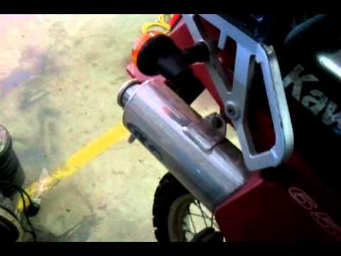 04 Klr 650 TKO exhaust silencer in