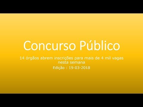Inscrições abertas 19-03-2018