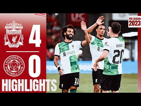 Highlights: Four goals for the Reds in Singapore | Liverpool 4-0 Leicester City