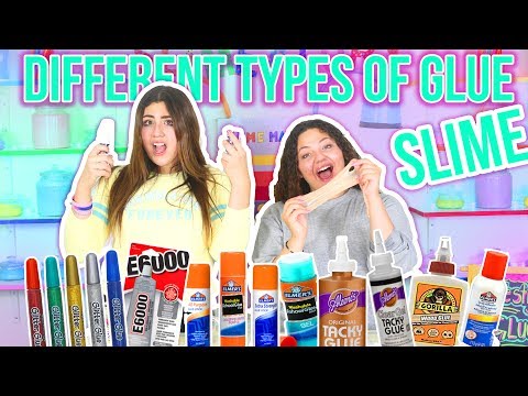 TESTING DIFFERENT TYPES OF GLUES FOR SLIME | tacky glue slime, stick glue | Slimeatory #41 Video