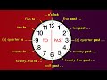 Telling The Time In English