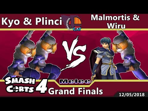 SmashCorts #4 - SSBM Doubles - Kyo & Plinci vs Malmortis & Wiru - GF