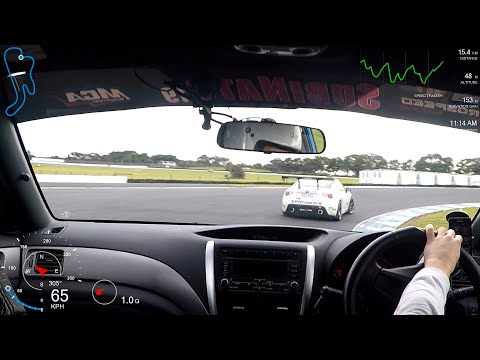 1:49.57 - SubiNats 2019 Phillip Island Grand Prix Circuit - 09 STI Hatch