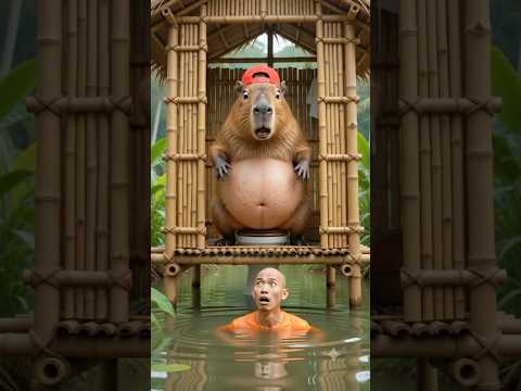 Capybara bị Trọc ép ăn đu đủ và cái kết bất ngờ #capybara