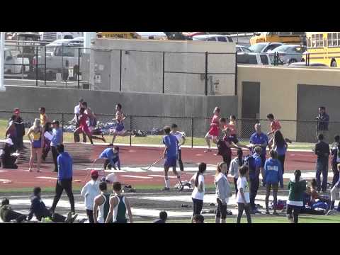 JVB 4x100m Relay at Sunset Finals 5-8-14 - Los Alamitos Boys