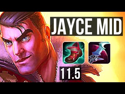 JAYCE vs YASUO (MID) | 6/1/5, 1.1M mastery, 500+ games, Dominating | NA Master | v11.5