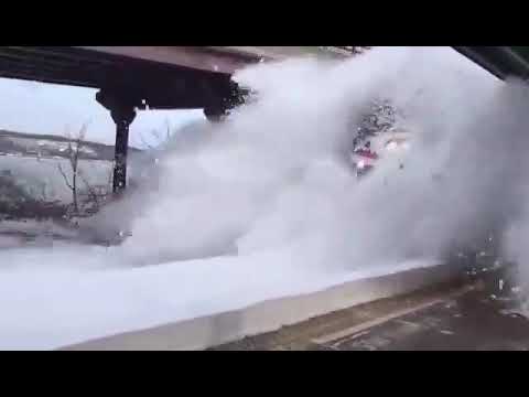 Schneechaos mit Zügen