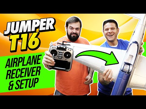 Jumper T16 Pro & R8 Airplane Receiver Review | Fixed Wing Setup Open TX