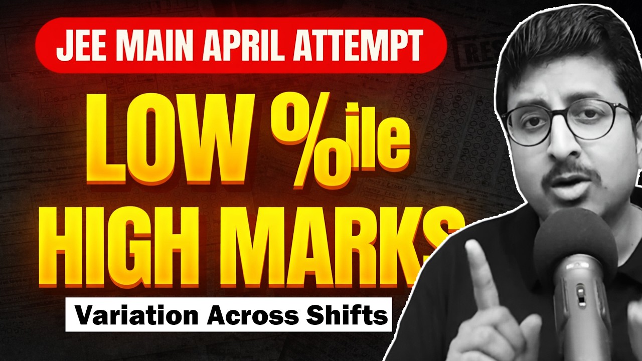 JEE 2026: Marks vs Percentile April Attempt | High Marks Variation | Eduniti | Mohit Sir