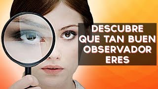 Eres un buen observador? Descubre que tan buen observador (o observadora) eres con este divertido test! ↠↠ ¡No te olvides de suscribirte para no perderte ...