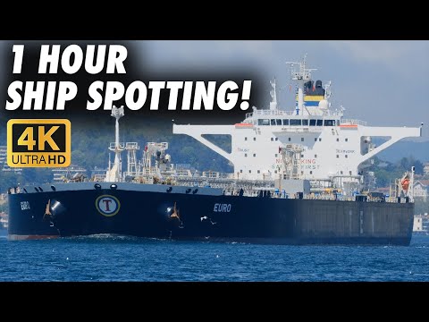 1 Hour Bosphorus Ship Spotting w/ Relax Music!