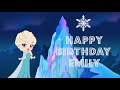 Happy Birthday Emily Greeting Card Video ️