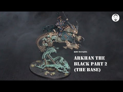 How to paint Arkhan the Black part 2 (the base)