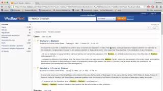 Using WestlawNext