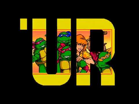 TMNT Turtles in Time Arcade Intro Pizza Power song