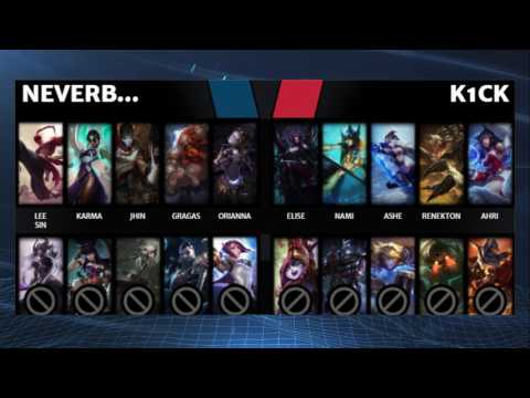 SEGUNDA DIVISIÓN LOL LVP - Jornada 6 - NeverBack vs K1CK