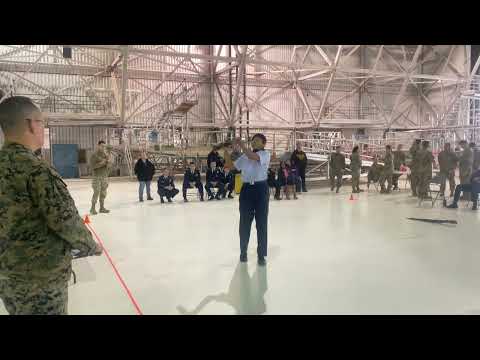 San Angelo Central TX936 Cadet Colonel Naiyah Reese Armed Solo Exihibition Tinker AFB 2025