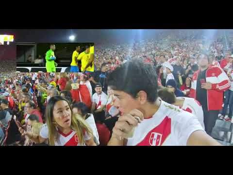 ESTA VEZ, GANAMOS! Peru 1 vs Brasil 0   Reacciones desde el estadio en LA Trim