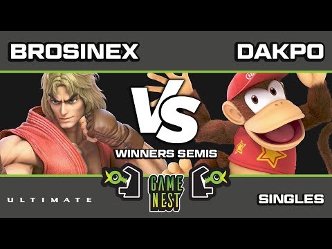 Game Nest Smash It Up: Brosinex (Ryu) vs TLOC | Dakpo (Diddy Kong) - Winners Semis