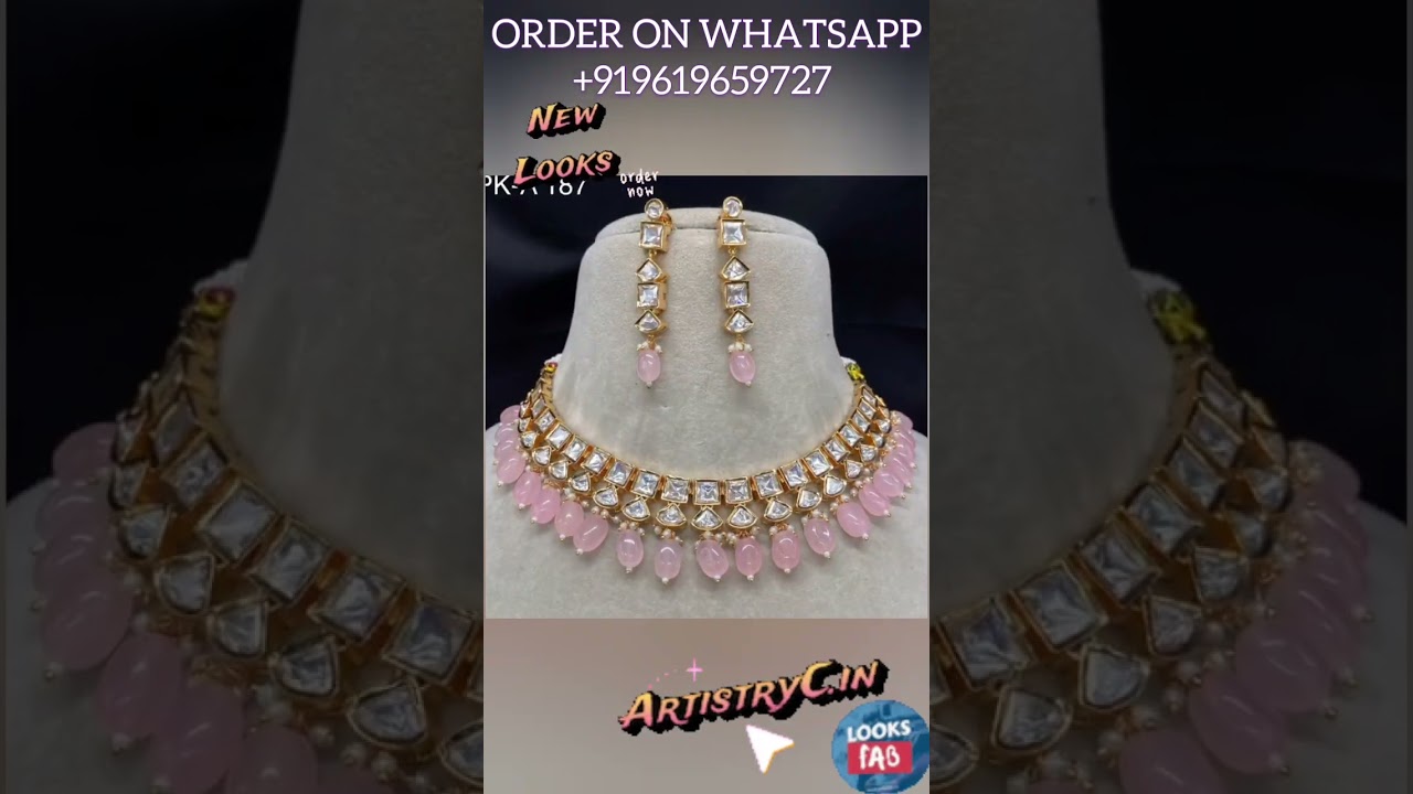Affordable Kundan Choker Sets for Bride? Shop Anjali Mehta's Look! WhatsApp for Price!